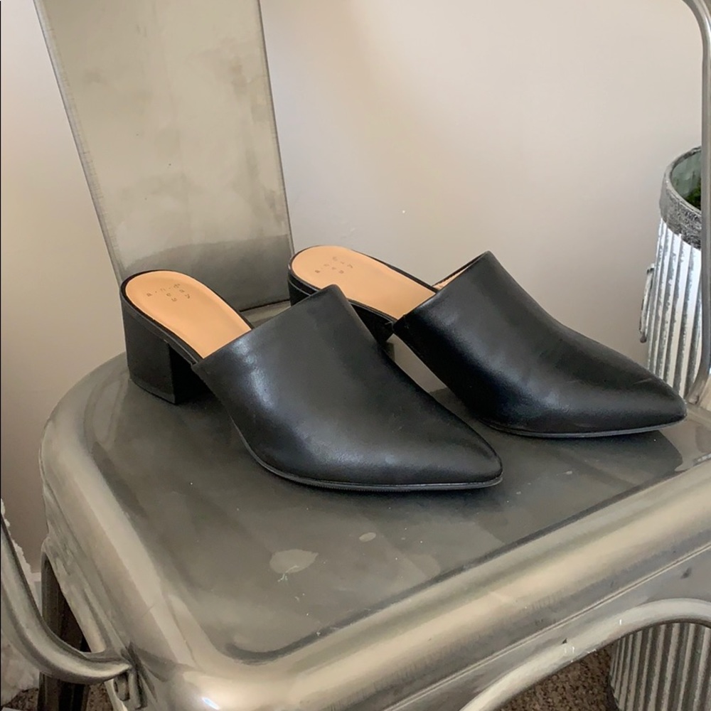 Black mules
